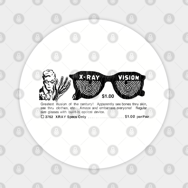 XRay Specs Comic Ad Xray Specs TeePublic